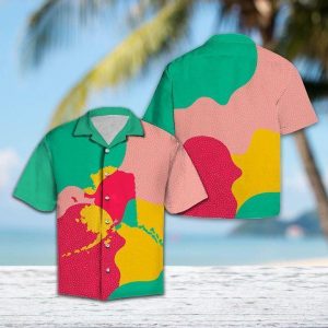 Amazing Colorful Alaska Hawaiian Shirt - For Men and Women - Fanshubus