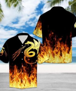 Amazing Dragon Hawaiian Shirt - For Men and Women - Fanshubus