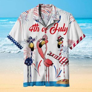 Amazing Flamingo Hawaiian Shirt- For men and women - Fanshubus