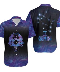 Amazing Gemini Horoscope Hawaiian Shirt Zodiac Birthday Gifts- For men and women - Fanshubus