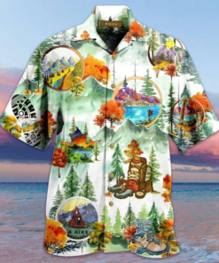 Amazing Hiking Hawaiian Shirt - For Men and Women - Fanshubus