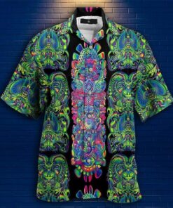 Amazing Hippie Goa Unique Art Hawaiian Shirt- For men and women - Fanshubus