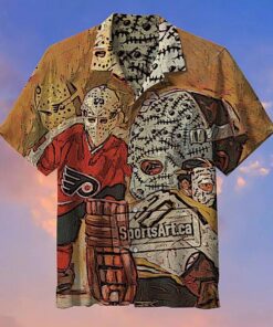 Amazing Hockey Mask Hawaiian Shirt (2)- For men and women - Fanshubus