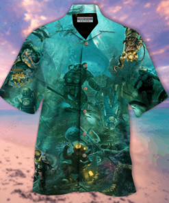 Amazing Into The Sea Hawaiian Shirt .