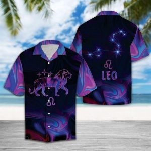 Amazing Leo Horoscope Hawaiian Shirt Zodiac Birthday Gifts .