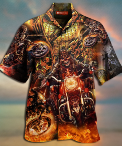 Amazing Motorcycle Racing Hawaiian Shirt- For men and women - Fanshubus