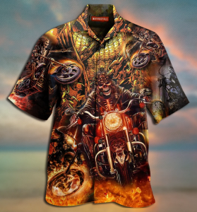 Amazing Motorcycle Racing Hawaiian Shirt- For men and women - Fanshubus