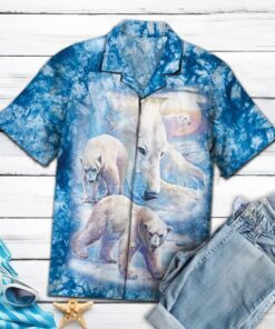 Amazing Polar Bear Tropical Hawaiian Shirt