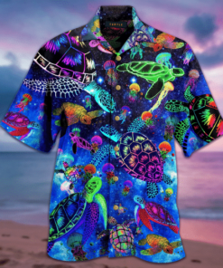 Amazing Sea Turtle Christmas Hawaiian Shirt- For men and women - Fanshubus