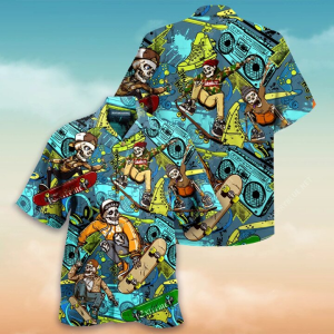 Amazing Skateboarding Hawaiian Shirt | For Men &amp; Women | Adult |- For men and women - Fanshubus