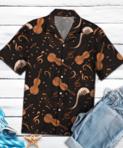 Amazing Violin Hawaiian Shirt  -  Unisex  -  Adult