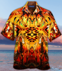 Amazing War Horse Hawaiian Shirt Horse Gift- For men and women - Fanshubus
