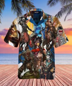 Amazon Ancient World Women Warrior Hawaiian Shirt- For men and women - Fanshubus