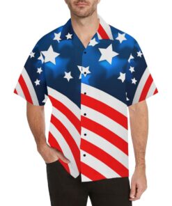 American flag Style Hawaiian Shirt