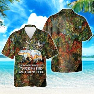 And Into The Forest I Go Camping Hawaiian Shirt THH3165HWv1 - For Men and Women Fanshubus