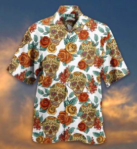 Apayprint- Skull 3D All Over Printed Hawaiian Shirt  -  Unique Beach Shirt - For Men and Women Fanshubus