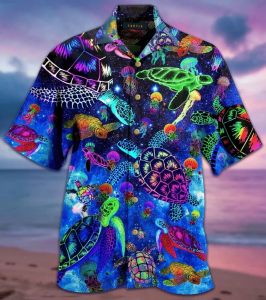 Apayprint- Turtle 3D All Over Printed Hawaiian Shirt  -  Unique Beach Shirt - For Men and Women Fanshubus