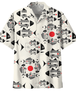 Aquarium Hawaiian Shirt Sport Grey (1)- For men and women - Fanshubus