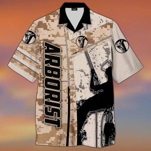 Arborist Camo Hawaiian Shirt | For Men &amp; Women | Adult |- For men and women - Fanshubus