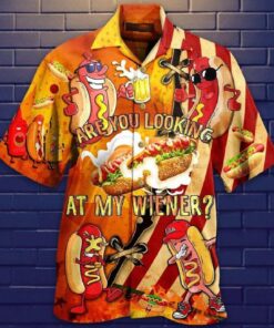 Are You Looking At My Wiener Hawaiian Shirt- For men and women - Fanshubus