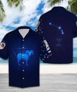 Aries Horoscope Hawaiian Shirt- For men and women - Fanshubus