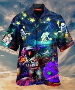 Astronaut Hawaiian Shirt- For men and women - Fanshubus