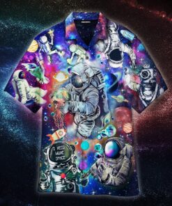 Astronaut Love In The Space Hawaiian Shirt- For men and women - Fanshubus