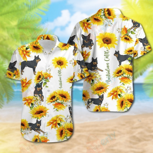 Australian Cattle Dog Hawaiian Shirt | For Men & Women | Adult |- For men and women - Fanshubus