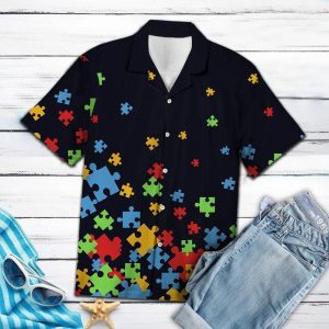Autism Choose Kind Colorful Best Design Hawaiian Shirt- For men and women - Fanshubus