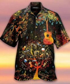 Awesome Music Hawaiian Shirt- For men and women - Fanshubus