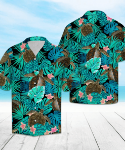 Awesome Turtle Hawaiian Shirt  -  Unisex  -  Adult