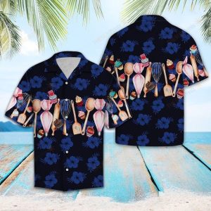 Baking Items Blue Nice Design Hawaiian Shirt- For men and women - Fanshubus