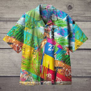 Basketball Player Hawaiian Shirt (1)- For men and women - Fanshubus