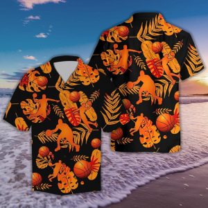 Basketball Tropical Hawaiian Shirt- For men and women - Fanshubus