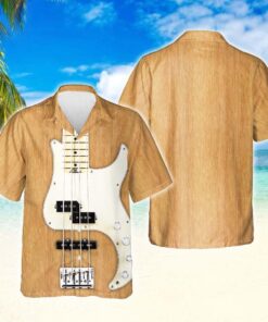 Bass Guitar Hawaiian Shirt - For Men and Women Fanshubus