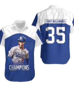 Beach Shirt Cody Bellinger Dodgers Hawaiian Shirt- For men and women - Fanshubus