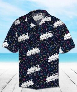 Beach Shirt Discover Cool Train Hawaiian Shirt- For men and women - Fanshubus