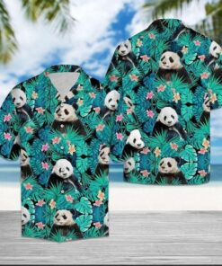 Beach Shirt Find Panda Tropical Hawaiian Shirt .