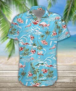 Beach Shirt Get Here Flamingo Hawaiian Shirt- For men and women - Fanshubus