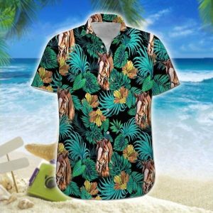 Beach Shirt Hawaiian Aloha Shirt HorShirte Hawaii Tropical- For men and women - Fanshubus