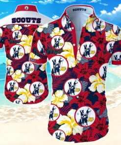 Beach Shirt Kansas City Scouts Hawaiian Shirt- For men and women - Fanshubus