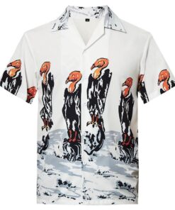 Beach Shirt Order MenS Hawaiian Shirt Flamingos .