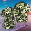 Beach Shirt Pit Bull Camo Dog Army Hawaiian Aloha Shirts- For men and women - Fanshubus
