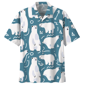 Bear Hawaiian Shirt (2)- For men and women - Fanshubus