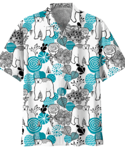 Bear Hawaiian Shirt Clothing- For men and women - Fanshubus