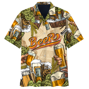 Beer Hawaiian Shirt (5)- For men and women - Fanshubus