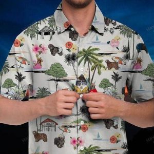 BERGAMASCO Hawaiian Shirt Hawaii Beach Retro - Fanshubus