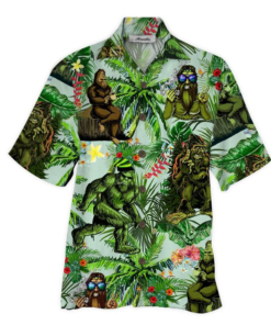 Big Foot Hawaiian Shirt (1) - For men and women - Fanshubus