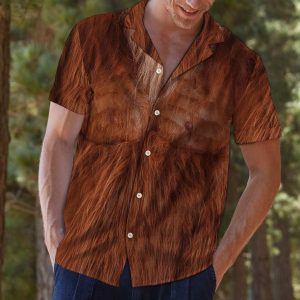 Bigfoot Brown Awesome Design Hawaiian Shirt- For men and women - Fanshubus