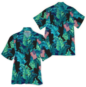 Bigfoot Hawaiian Shirt (4)- For men and women - Fanshubus
